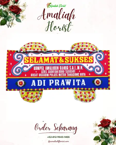 Papan Bunga Ucapan Selamat Sukajawa
